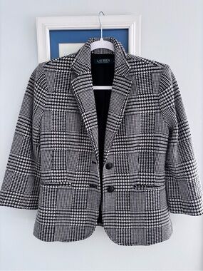 Ralph Lauren Black & White Blazer